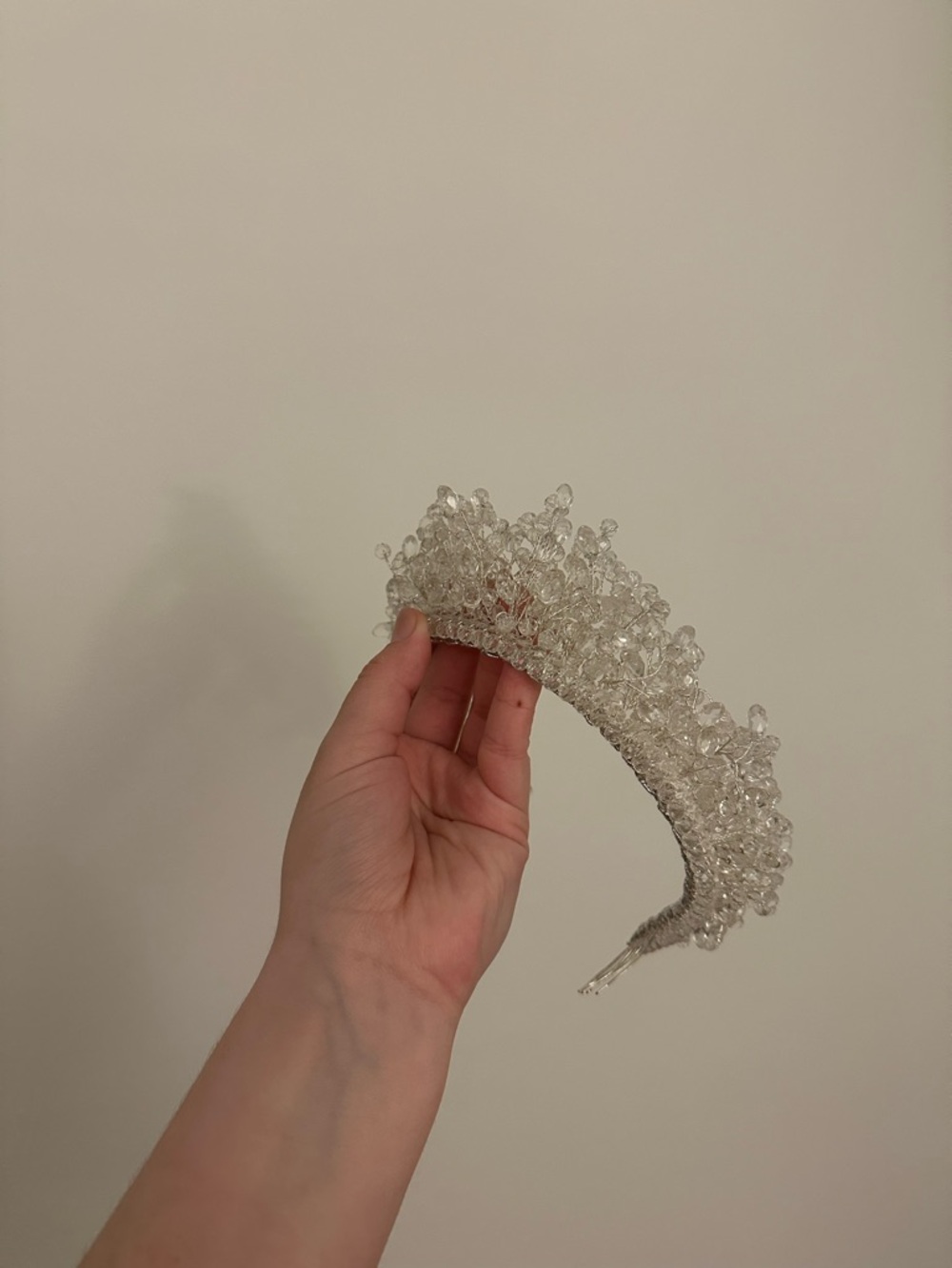 Swarovski Clear Crystal Cluster Tiara Headband